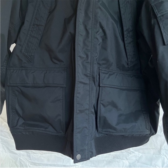 Eddie Bauer Down Waterproof Black Bomber Jacket XXXL - Picture 7 of 11